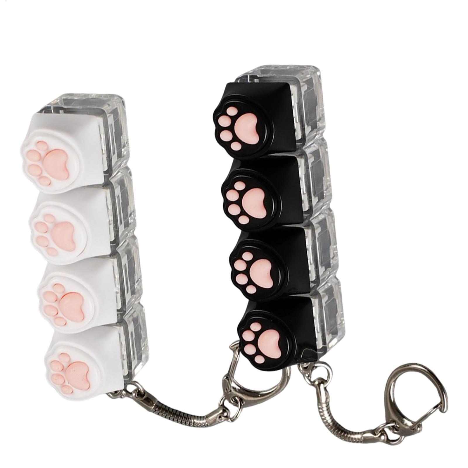 Electronics Gadgets For Kids - LED-Tastatur-Schlüsselanhänger Fidget-Spielzeug Kristall-Clicker Sensorisches Spielzeug zur