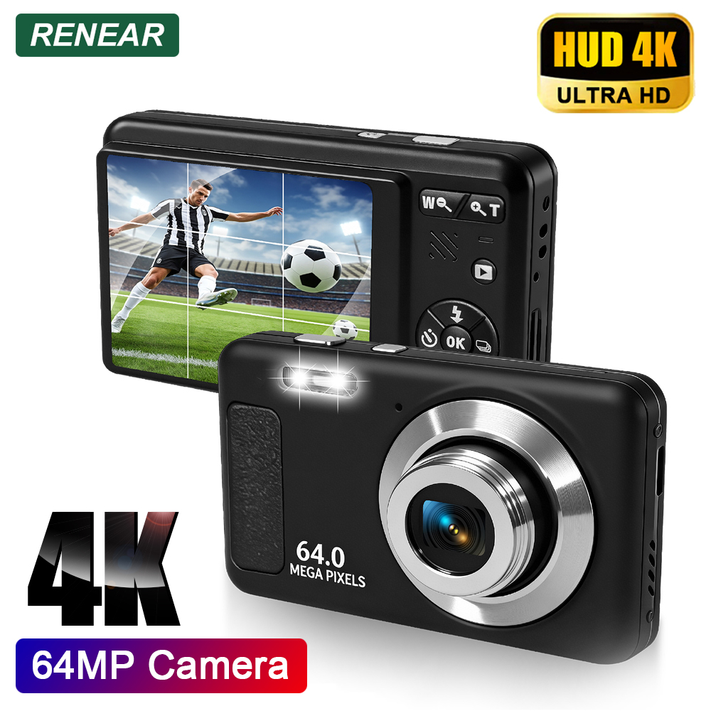 Electronic Gadgets For Home - 4K Ultra HD Tragbare Digitalkamera 64MP
