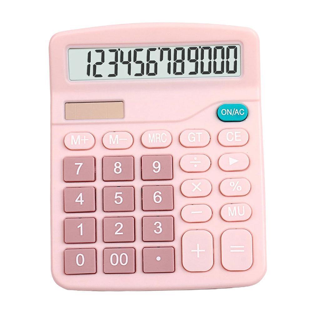 Electronic Gadgets For Home - 12-stelliger elektronischer Taschenrechner, Solarrechner, Dual-Power-Taschenrechner für