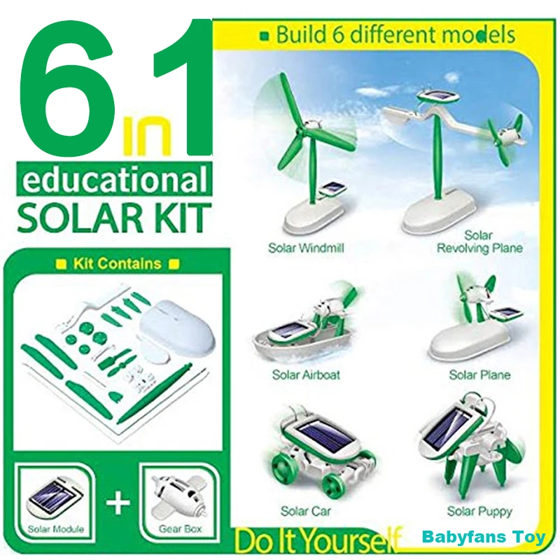 6-in-1 Solar-Power Roboter Kit – Electronics Gadgets For Kids Bewertung und Preis